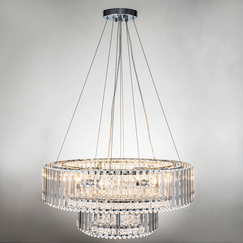 Mercer41 Craggie 12 Light Dimmable Chandelier & Reviews Wayfair